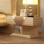 Luxury Cream Finish 5 PCs California King Bedroom Set HD-901 By Homey Design Homey Design HD-901 Collection Mobilia Cleopatra 11 Luxury Cream Finish 5 PCs California King Bedroom Set HD-901 By Homey Design 11