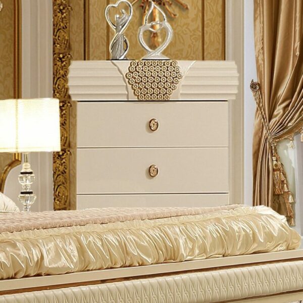 Luxury Cream Finish Chest HD-901 By Homey Design 4