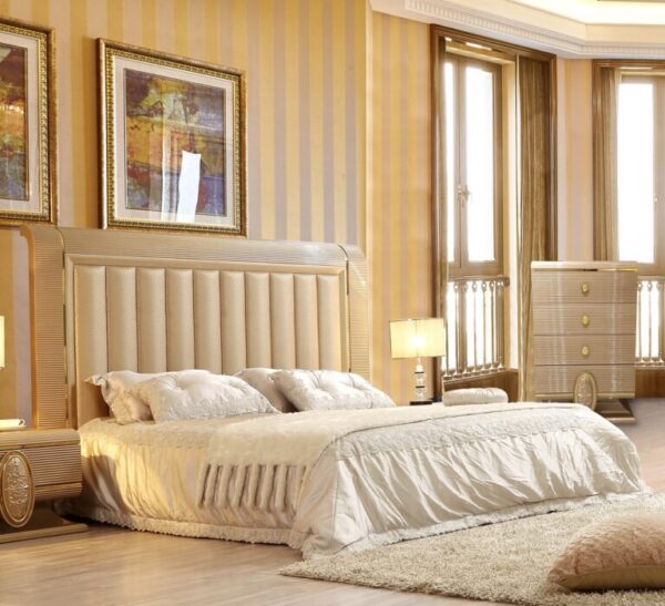 Belle Silver Eastern King Bedroom Set HD-922 By Homey Design 9