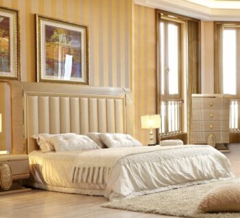 Belle Silver Eastern King Bed HD-922 By Homey Design