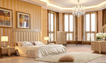 Belle Silver Eastern King Bedroom Set HD-922 By Homey Design