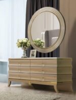 Belle Silver & Metallic Silver 5PCs Eastern King Bedroom Set HD-925 By Homey Design 15