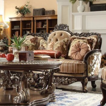 Brown Cherry Loveseat HD-1976 By Homey Design
