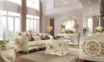 Cream Chenille 3PCs Sofa Set HD-2011 By Homey Design 11