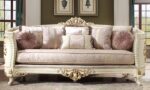 Cream Chenille 2PC Sofa Set HD-2011 By Homey Design Homey Design HD-2011 Collection Mobilia Cleopatra 11 Cream Chenille 2PC Sofa Set HD-2011 By Homey Design 11