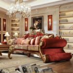 Luxury Cherry Sectional Sofa HD-2575 By Homey Design Homey Design Special Orders Mobilia Cleopatra 7 Luxury Cherry Sectional Sofa HD-2575 By Homey Design 7