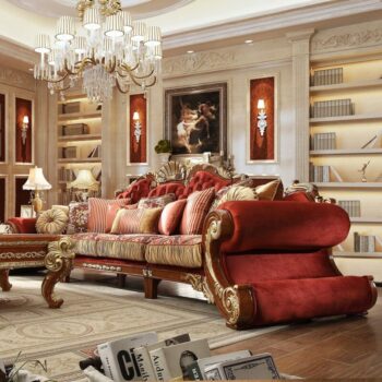 Luxury Cherry Sectional Sofa HD-2575 By Homey Design