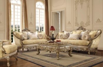 Luxury 7 PCs Dining Table Set HD-8024 By Homey Design 50