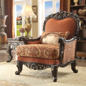 Brown Mahogany Chair HD-2627 By Homey Design