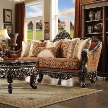 Brown Upholstered Sofa HD-2627 By Homey Design
