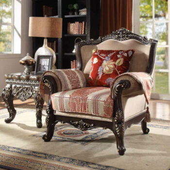 Brown Mahogany Chair HD-2638D By Homey Design