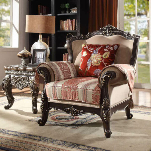 Brown Mahogany 3PCs Sofa Set HD-2638D By Homey Design 10