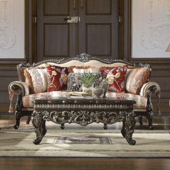 Brown Mahogany Sofa HD-2638D By Homey Design