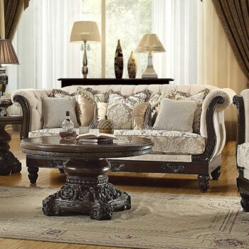 Brown Mahogany Sofa HD-2651 By Homey Design