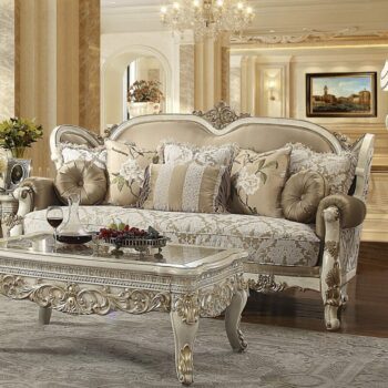 Vintage White Sofa HD-2652 By Homey Design