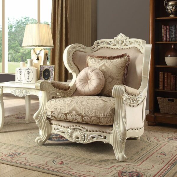 Luxury Ivory Chair HD-2657 By Homey Design 4