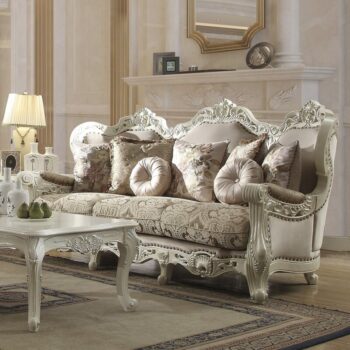 Luxury Ivory Sofa HD-2657 By Homey Design