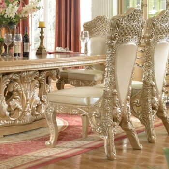 Pickle Frost & Antique Silver Side Chair HD-7012 By Homey Design