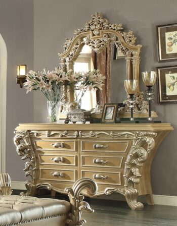 Pickle Frost & Antique Silver Dresser HD-7012 By Homey Design
