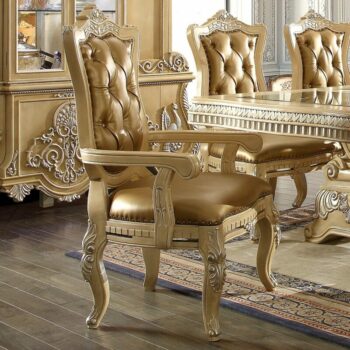 Pickle Frost & Antique Silver Armchair HD-7266 By Homey Design