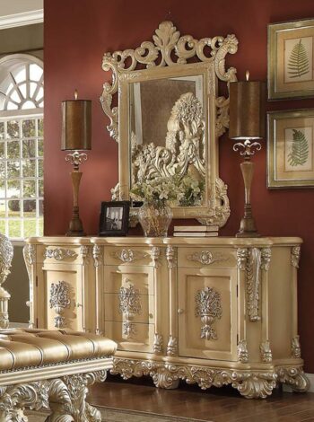Pickle Frost & Antique Silver Dresser HD-7266 By Homey Design