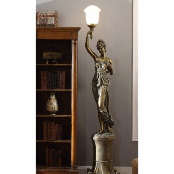 Luxury Gold Face Left Lamp HD-7919 By Homey Design