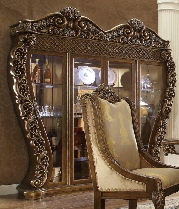 Luxury Met Ant Gold & Perfect Brown China HD-8011 By Homey Design 4