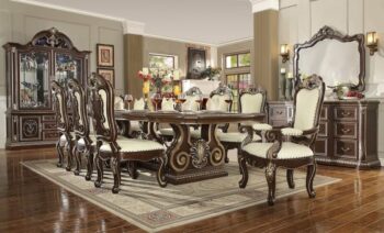 Luxury 7 PCs Dining Table Set HD-8024 By Homey Design 38