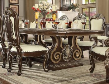Brown Cherry Dining Table HD-8013 By Homey Design
