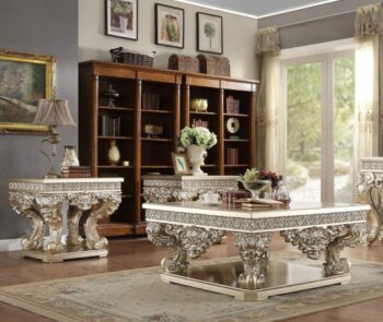 Belle Silver 3PCs Coffee Table Set HD-8022 By Homey Design