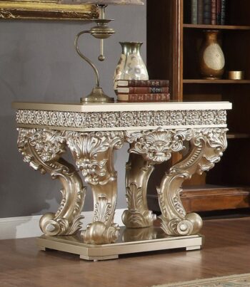 Belle Silver End Table HD-8022 By Homey Design