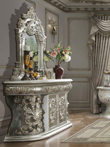 Metallic Silver Dresser HD-8088 By Homey Design
