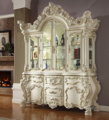 White Gloss Finish China HD-8089 By Homey Design