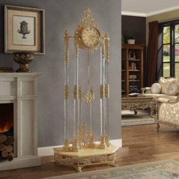 Gold Brass Clock HD-8817 By Homey Design 4
