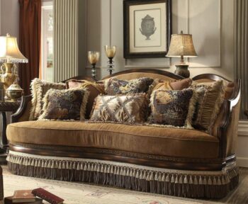 Dark Oak Loveseat HD-9344 By Homey Design