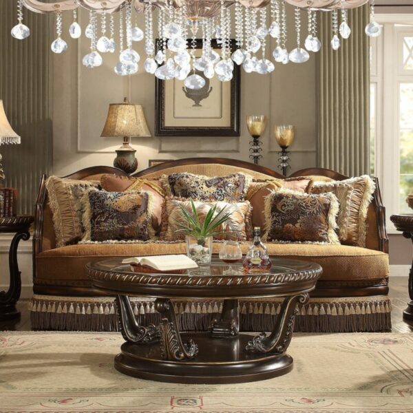 Dark Oak Sofa HD-9344 By Homey Design 4