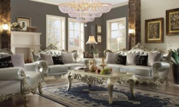 Luxury 7 PCs Dining Table Set HD-8024 By Homey Design 20