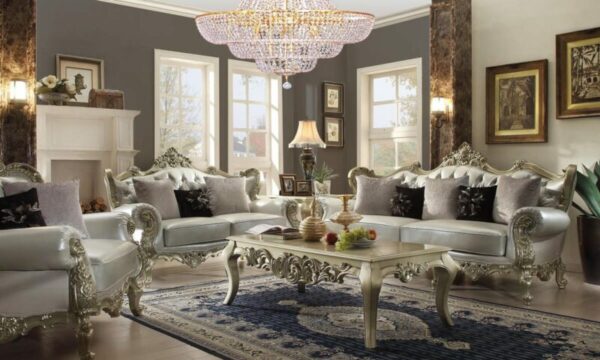 Belle Silver 3PC Sofa Set HD-13006 By Homey Design 4
