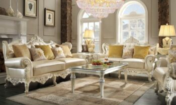 Luxury 7 PCs Dining Table Set HD-8024 By Homey Design 21