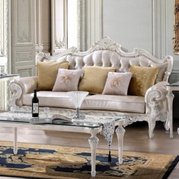 Ant White Sofa HD-13009 By Homey Design