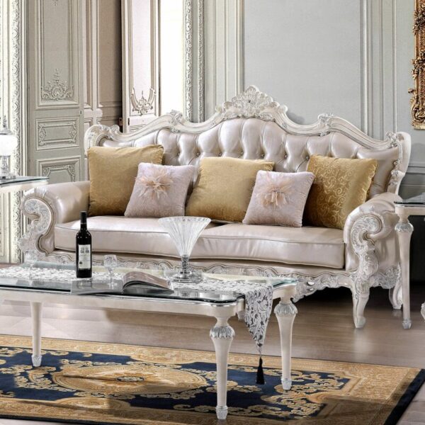 Ant White Sofa HD-13009 By Homey Design 4