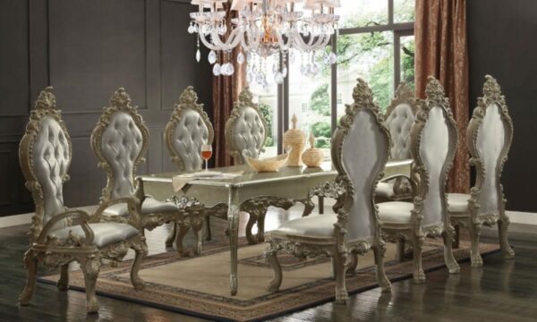 Champagne 9 Piece Dining Room Set HD-13012-G By Homey Design 4