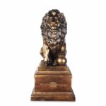 Bronze with Polished Accents Finish Lion with Right Ball HD-71159 By Homey Design 7