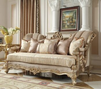 Luxury Champagne HD-2663 Sofa By Homey Design