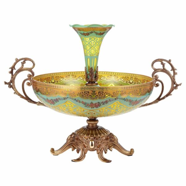 Bronze Floral Vase HD-6001-XL By Homey Design 5