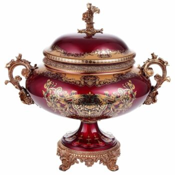 Bronze & Ruby Red URN HD-6009XL By Homey Design 5