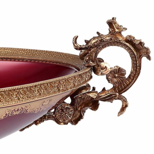 Bronze & Ruby Red Bowl HD-6003L By Homey Design 6
