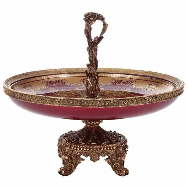 Bronze & Ruby Red Bowl HD-6024 By Homey Design 5