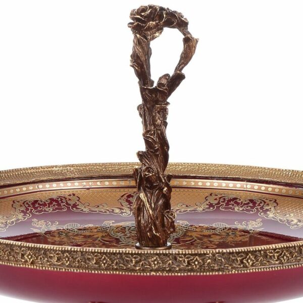 Bronze & Ruby Red Bowl HD-6024 By Homey Design 6