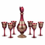 Bronze & Ruby Red 7PCs Decanter HD-6031 By Homey Design 9